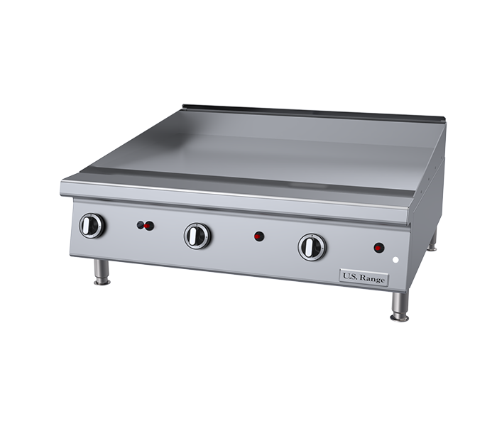 US Range Heavy-Duty Gas Counter Valve-Control Griddles