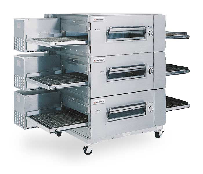 Impinger Low Profile 1600 Series Triple-Stack Gas Conveyor Ovens